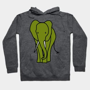 Green Elephant Hoodie